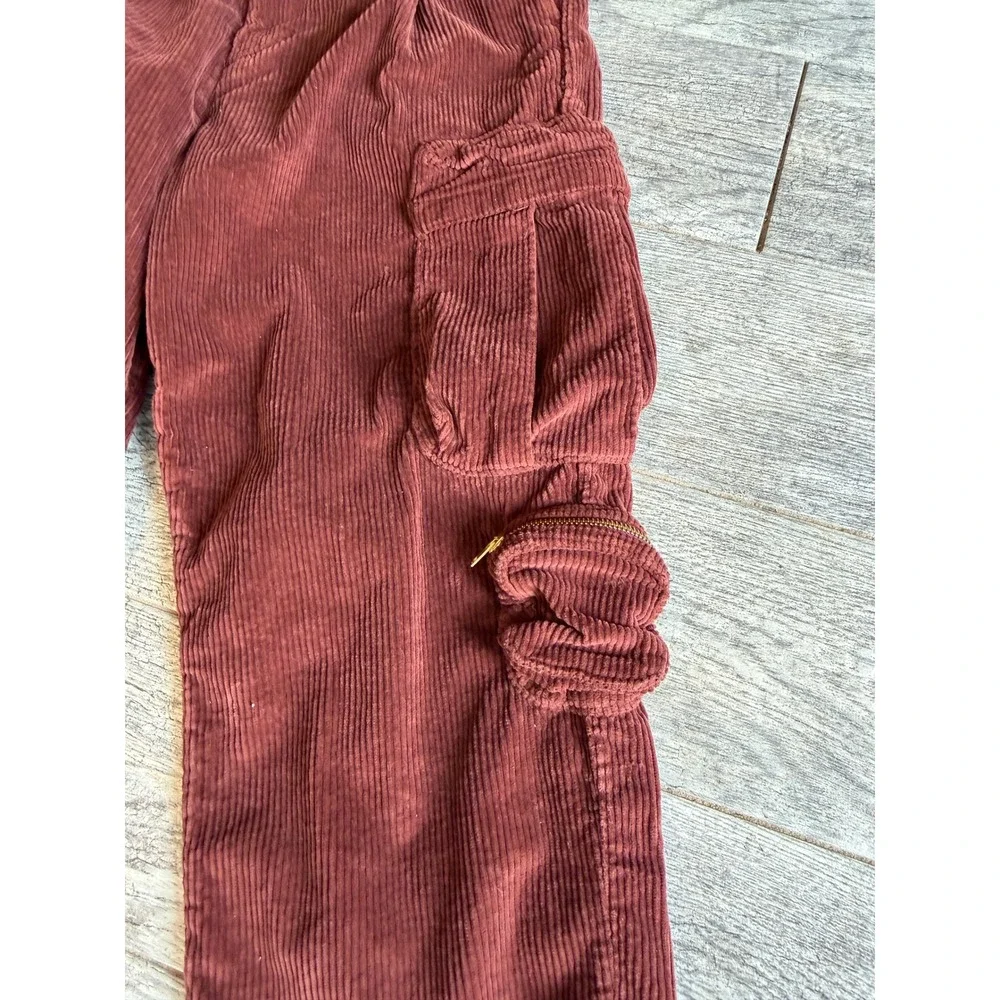 American Eagle Tru Kolors Cargo Pants Mens 30x32 Corduroy 30 x 32 Wide Wale